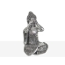 Ukrasna figura Romimex Srebrna Buda 15 x 24 x 13 cm