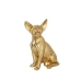 Dekorativ Figur Romimex Chihuahua Gyllen 19 x 25 x 14 cm