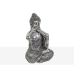 Dekorativ figur Romimex Sølvfarvet Buddha 15 x 24 x 13 cm