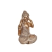 Dekorativ figur Romimex Gylden Buddha 15 x 24 x 13 cm