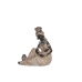 Decoratieve figuren Romimex Bruin Natuurlijk Afrikaanse 18 x 19 x 10 cm