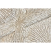 Wall Decoration Home ESPRIT White Golden Modern Stripped 120 x 3,5 x 120 cm