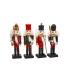 Conjunto de Figuras Romimex Multicolor Madeira 3 x 13 x 3 cm Quebra-Nozes 4 Peças