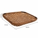 Tray Alexandra House Living Light brown Bamboo 33 x 7 x 54 cm