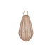 Portacandele Home ESPRIT Marrone Naturale Legno Cristallo 40 x 40 x 70 cm