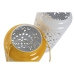 Portacandele Home ESPRIT Giallo Bianco Ferro 15 x 15 x 33 cm (2 Unità)