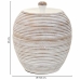 Caixa Decorativa Alexandra House Living Branco Poliresina 19 x 23 x 19 cm