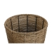 Conjunto de vasos Home ESPRIT Castanho Fibra Tropical 31 x 31 x 24 cm