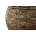 Set of Planters Home ESPRIT Natural Metal Fibre Tropical 32 x 32 x 23 cm