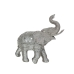 Decoratieve figuren Romimex Zilverkleurig Olifant 39 x 35 x 15 cm