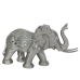 Figura Decorativa Romimex Prateado Elefante 48 x 28 x 17 cm