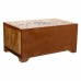 Pudełko na biżuterię Alexandra House Living Wielokolorowy Naturalny Drewno mango Drewno MDF 14 x 10 x 23 cm 2 szuflady