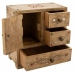 Box-Schmuckkästchen Alexandra House Living Hellbraun Mango-Holz 10 x 19 x 21 cm 3 Schubladen