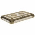 Caja-Joyero Alexandra House Living Blanco Aluminio Madera MDF 25 x 6 x 38 cm