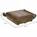 Jewelry box Alexandra House Living Copper Glass Aluminium MDF Wood 25 x 12 x 43 cm