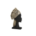 Bust Romimex Brown Resin African Woman 16 x 28 x 6 cm