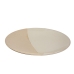 Bordduk Romimex Hvit Beige 31 x 4 x 31 cm Sirkulær