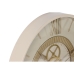 Horloge Murale Home ESPRIT Blanc Beige Doré Verre Fer 60 x 8 x 60 cm 59,5 x 8,5 x 59,5 cm