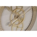 Horloge Murale Home ESPRIT Blanc Beige Doré Verre Fer 60 x 8 x 60 cm 59,5 x 8,5 x 59,5 cm