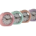 Horloge de table Home ESPRIT Rose Corail Lila 10 x 4,7 x 9 cm