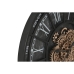 Horloge Murale Home ESPRIT Noir Fer 75 x 7 x 75 cm