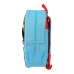 Mochila Escolar 3D Disney Pinocchio Rojo Azul claro