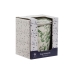 Taza con Filtro para Infusiones Home ESPRIT Blanco Verde 340 ml (2 Unidades)