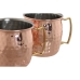 2 Piece Mug Set Home ESPRIT Golden 480 ml