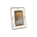 Fotolijsten Home ESPRIT Gouden Metaal Kristal 17,5 x 2,5 x 22,5 cm (12 Stuks)