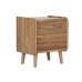 Mesa de Cabeceira Home ESPRIT Castanho Acácia Madeira MDF 40 x 30 x 46 cm