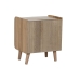 Mesa de Cabeceira Home ESPRIT Castanho Acácia Madeira MDF 40 x 30 x 46 cm