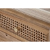 Mesita de Noche Home ESPRIT Marrón Madera de acacia Madera MDF 40 x 30 x 46 cm