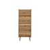 Komoda Home ESPRIT Brązowy Drewno akacjowe Drewno MDF 40 x 30 x 104,5 cm