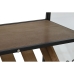 Flaschenregal Home ESPRIT Schwarz natürlich Holz Metall Kristall 102 x 32 x 60 cm