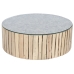 Table Basse Home ESPRIT Naturel Verre Bois d'eucalyptus 90 x 90 x 30 cm