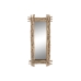 Wall mirror Home ESPRIT Natural Bali 70 x 10 x 150 cm