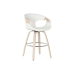 Stool Home ESPRIT White Wood 55,5 x 52,5 x 92,5 cm