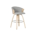 Hocker Home ESPRIT Grau Holz 58 x 56 x 86 cm