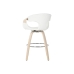 Taburete Home ESPRIT Blanco Madera 55,5 x 52,5 x 92,5 cm