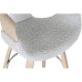 Sgabello Home ESPRIT Grigio Legno 55,5 x 52,5 x 92,5 cm