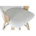 Banqueta Home ESPRIT Branco Madeira 58 x 56 x 86 cm