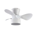 Deckenventilator mit Lampe Romimex Weiß