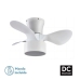 Ventilador de Techo con Luz Romimex Blanco