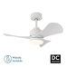 Ceiling Fan with Light Romimex White