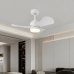 Ceiling Fan with Light Romimex White