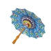 Decorative umbrella Romimex Java Blue 50 x 65 x 50 cm