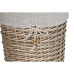 Basketballsett Home ESPRIT Beige Naturell flettet 45 x 45 x 55 cm 3 Deler