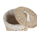 Set de basket Home ESPRIT Vert Naturel osier 45 x 45 x 55 cm 3 Pièces