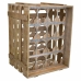 Range Bouteilles Alexandra House Living Naturel Bois d'épicéa 32 x 55 x 41 cm 16 bouteilles Caisse