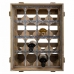 Bottle rack Alexandra House Living Natural Fir wood 32 x 55 x 41 cm 16 bottles Box